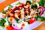 Geflügel gebraten auf Salatbett Nahaufnahme © pixabay