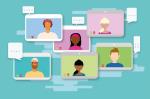mehrere Personen stehen online im Austausch © Pixabay