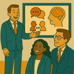 Lernsituation im Kommunikationsseminar © KI generiert Lernsituation im Kommunikationsseminar © KI generiert