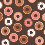 © Pixabay
bunte Donuts mit Streuseln auf braunem Hintergrund