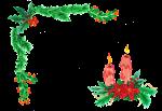 Grafik mit Adventsschmuck und Kerzen © Pixabay
